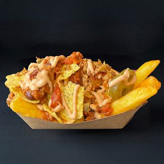 Fries Beef Chilli Taco