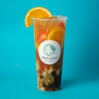 Tè verde con frutta mista - L