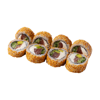 Kalifornia w sezamie z tuńczykiem