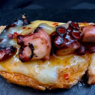 Tosta de pulpo