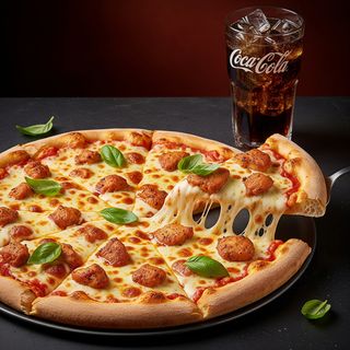 Pizza Chicken + Coca-Cola