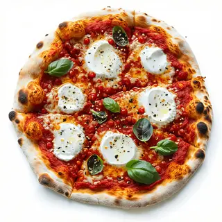 Pizza prosciutto crudo e burrata