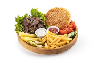 Бауырдак из бараньей печени на посуде (600 гр.)