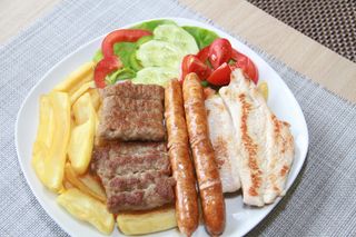 Kombinacija ćurećeg mesa