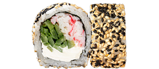 Рол Каліфорнія з крабом (255г)