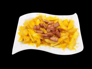 Cartofi cu cheddar si afumatura 