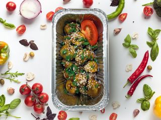 Пельмени куриные по-азиатски