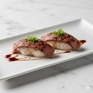 Nigiri de wagyu ternera 2 pzs.