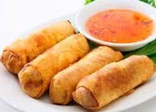 61，Rollitos Vegetal y Carne (4 pzas.)