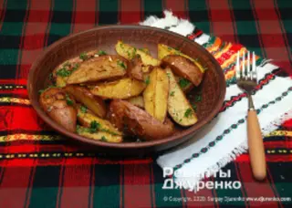 Картопля по селянськи з часником 150 г
