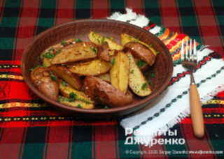 Картопля по селянськи з часником 150 г