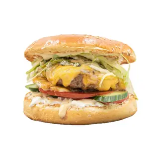 4 Cheeses burger
