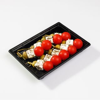 Закуска из помидоров с муссом из сыра фетакса