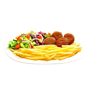 Zestaw Falafel dania z surówkami