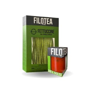 Fettuccine agli spinaci con sugo alle Olive