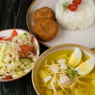 Смачний обід для перекусу