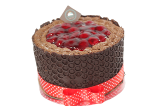 ტორტი -დოლჩინი ჟოლო (პატარა) 12 ნაჭრიანი