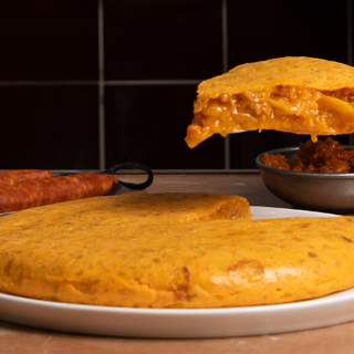 Tortilla de Txistorra.
