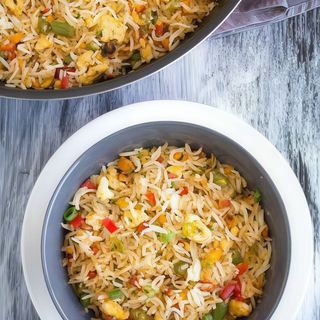 Egg fried rice / Arroz com ovo