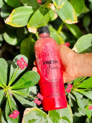 Watermelon and ginger juice 