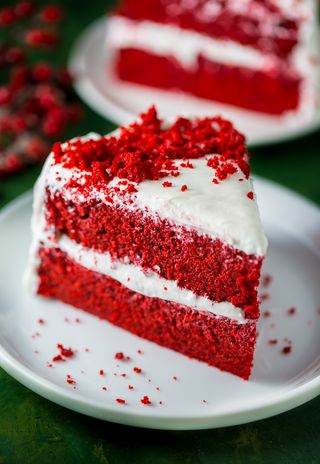 Red Velvet Cake Slice