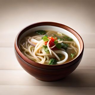 Zupa PHO z krewetkami 