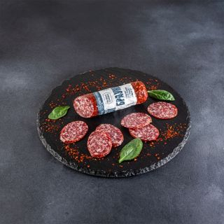 Ковбаса сирокопчена "Брауншвейгська" (половинка), 150г (13774)