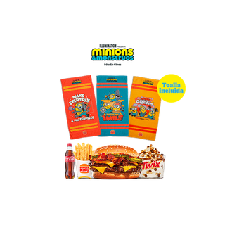 Menú Completo Verano Doble Cheese Bacon XXL