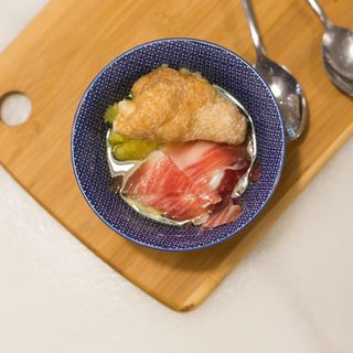 Huevo Roto A Baja Temperatura Con Jamón