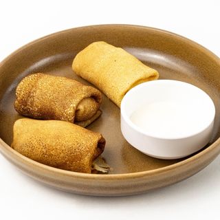 Блины с творогом