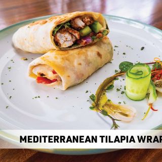 Mediterranean Tilapia Wrap