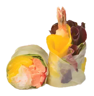 Rouleaux Printemps Slim Saumon - 4 Pièces