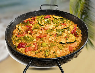 Paella vegetariana para 2 personas