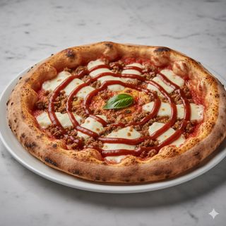 Pizza boloñesa(hala)