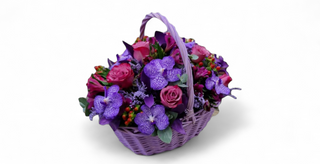 Mistična korpa s cvećem L