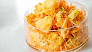 Carottes râpées à l'orange