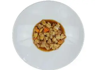 SS4. Pollo alle mandorle con verdure