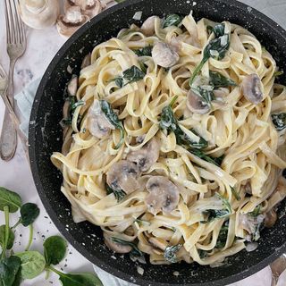 Tagliatelli no forno a lenha