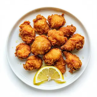 Pollo fritto a bocconcini al limone