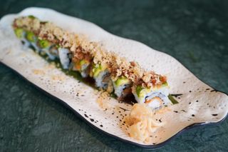 Maki kushiague roll
