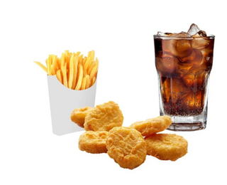 Menú Nuggets (6 Uds.)