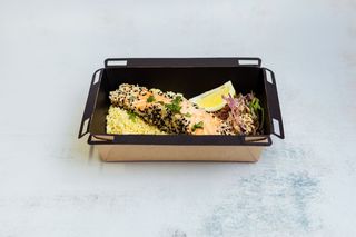 Losos u susamu + proso