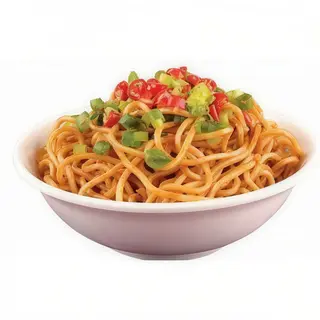 Tallarines Fritos Con Tres Delicias