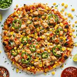 Mexican chicken pizza