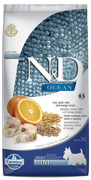 ND Low Grain Mini Cod&Orange 7kg