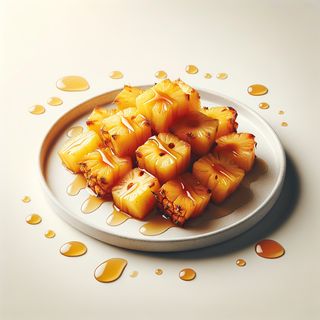 Piña Frita con Miel