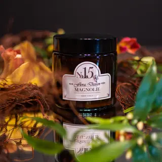 No.15 Magnolie - Lumanare parfumata naturala handmade 150g, 10 zile