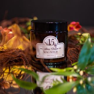 No.15 Magnolie - Lumanare parfumata naturala handmade 150g, 10 zile