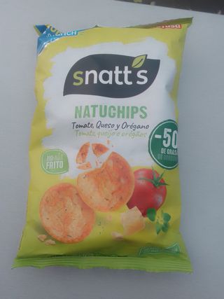 Natuchips tomate, queso y orégano 65gr
