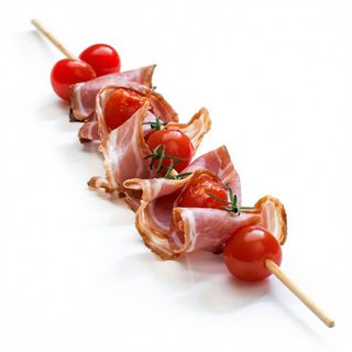 Pincho Jamón Con Tomate